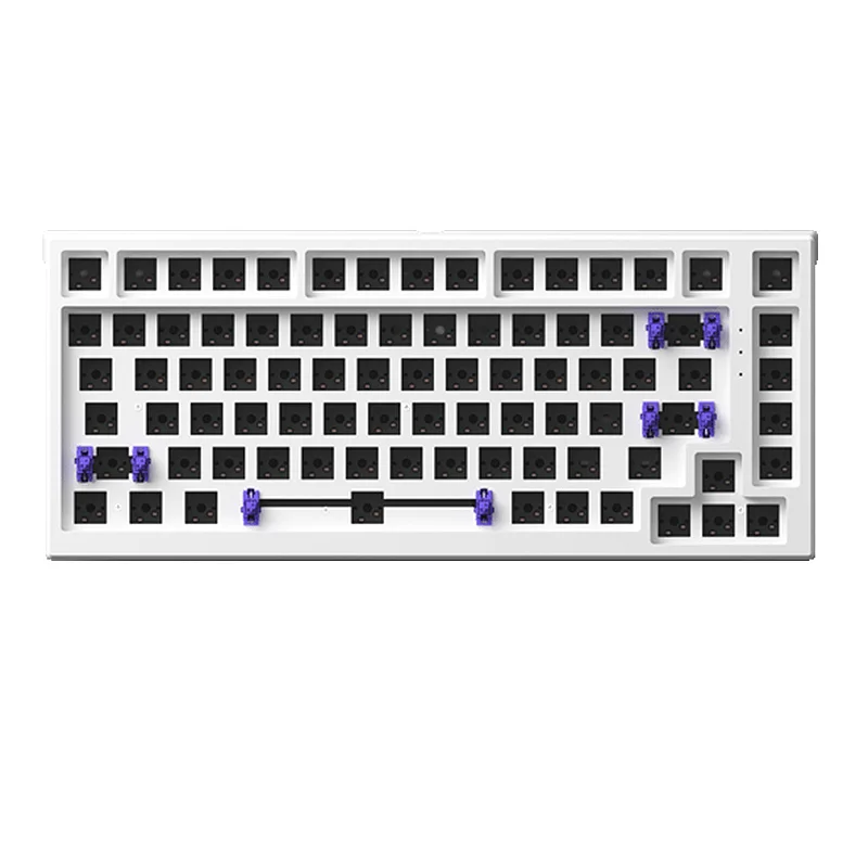 

MG75 Keyboard Customized Kit 82 Keys Hot Swappable 5pin Switch 75% Dual Mode Wired&2.4GHz Keyboard Kit NKRO PCB Mounting Plate