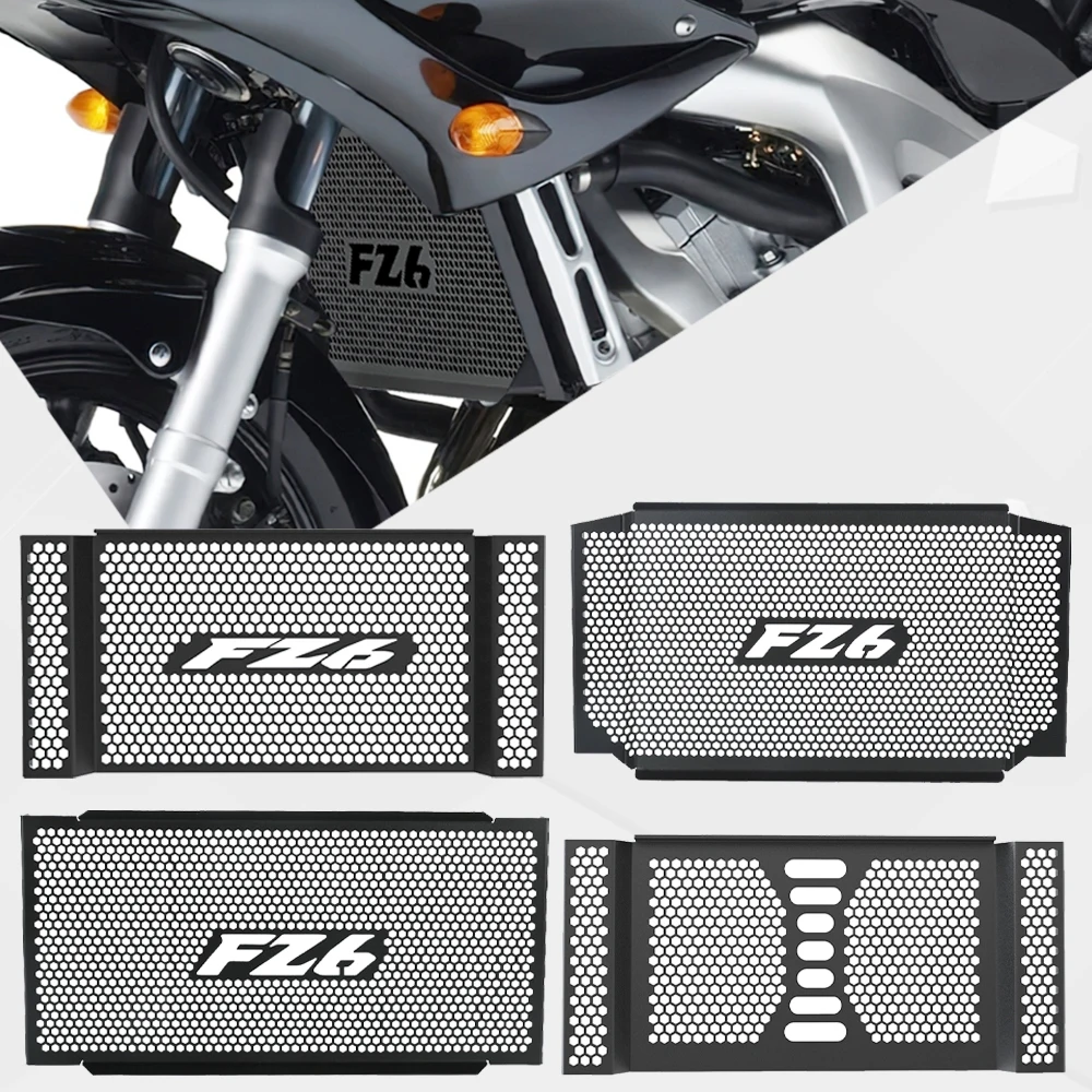 

For Yamaha FZ6 FZ 6 FZ-6 FAZER 2004 2005 2006-2010 Motorcycle Accessories Radiator Grille Guard Protector Grill Cover Protection