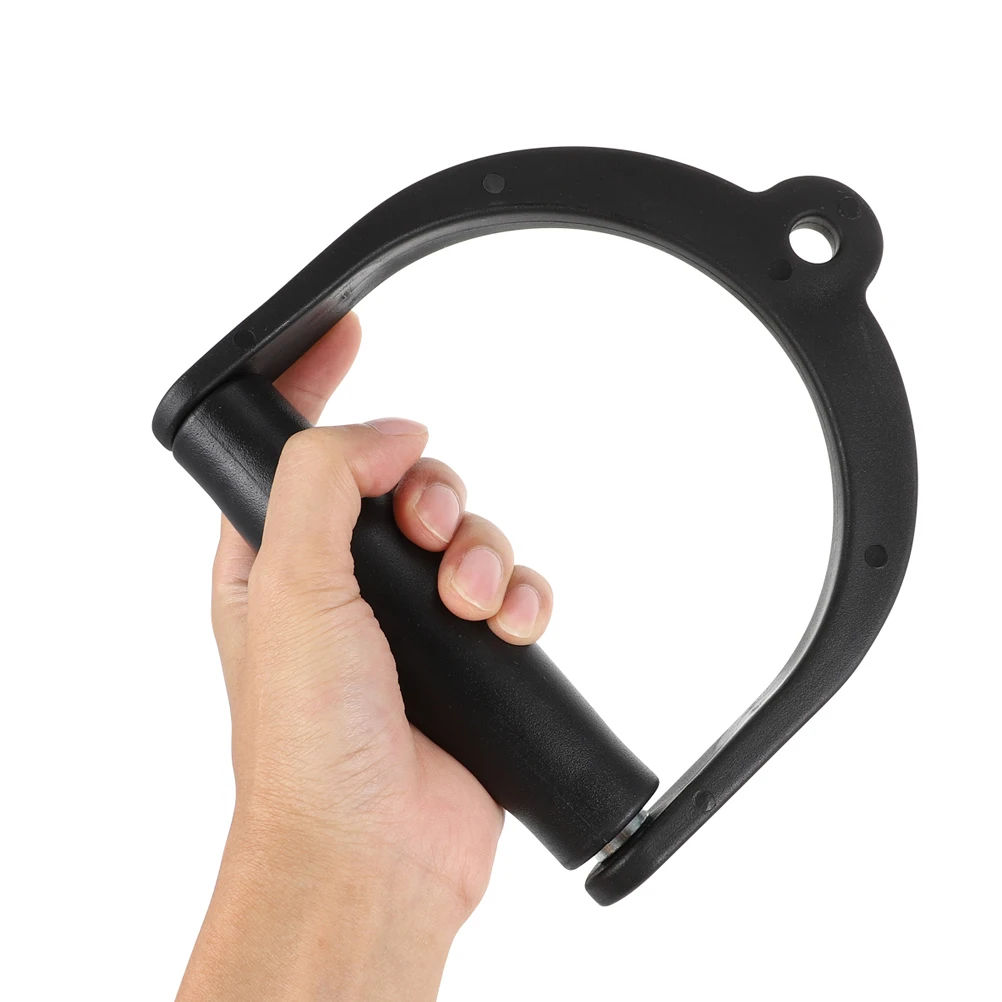 

2pcs Ergonomic Fitness Handles Sturdy Plastic Portable Resistance Band Cable Machine Attachment For Home Gym Training Daily Use