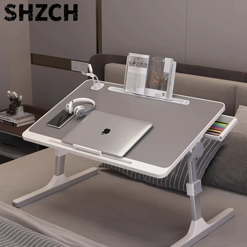 Multifunction Adjustable Height Folding Bed Table Portable Laptop Desk Study Table  Floor Desk  Living Room Computer Table