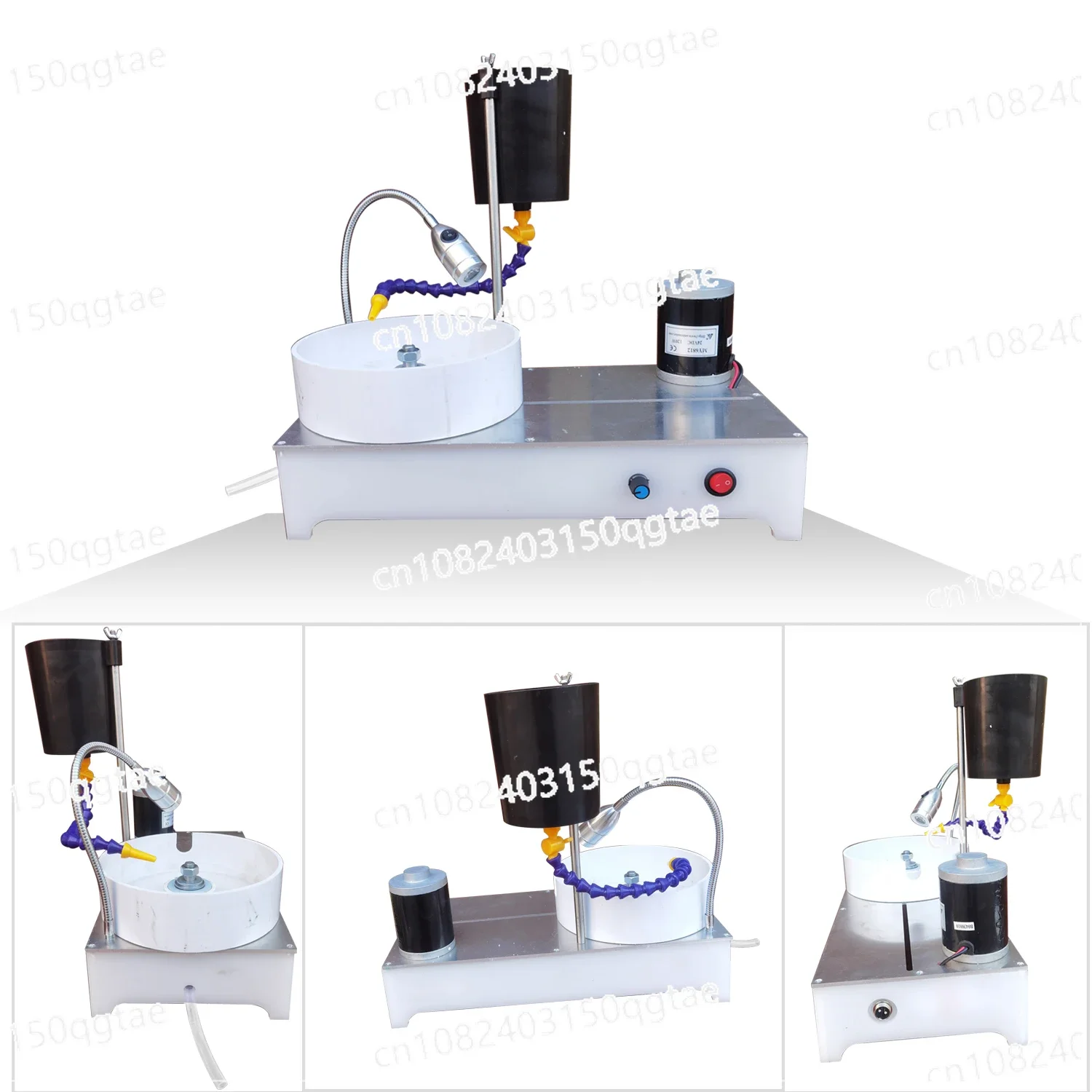 Precision Jewelry Stone Polishing Machine Molding Machine Gem Faceting Machine DC Stepless Speed Gem Angle Grinder