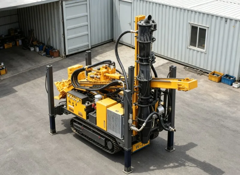 Reverse Circulation Crawler Drilling Rig Compact Overall Design For Narrow Construction Site Geological Investigation