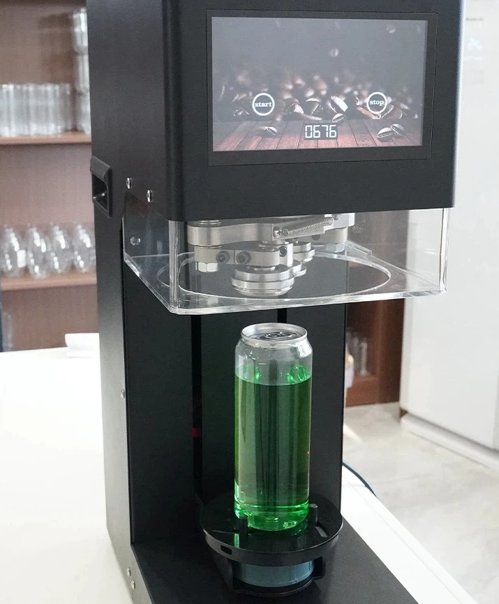 FGJ-100D-25 Automatische Intelligente Kan Sluitmachine Basis Multifunctionele Drank Kan Frisdrank Fles Sluitmachine