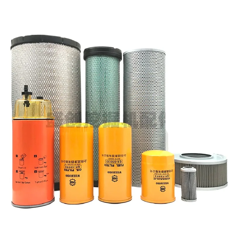 

For Vol-vo Excavator Ec210b D Diesel Filter Element Oil Air Filter Oil Water Separator Hydraulic Oil Grid Excavator Accessories