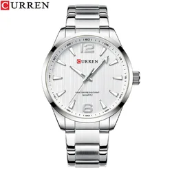 CURREN 8434 Fashion Brand Men's Watch Waterproof Night Light Elegant Business Stainless Steel Strap Mens Gift Watch reloj hombre