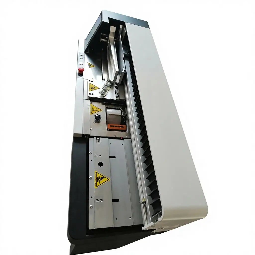 D50A4 Heavy Duty Touch Screen Automatic Desktop Perfect Binding Machine 300 Books Per Hour Max Spine Thickness 55mm