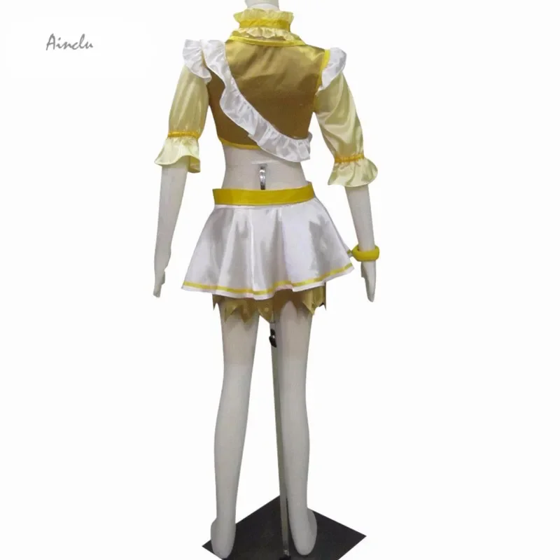 Ainclu Free Shipping Adult New Fashion LoveLive! Koizumi Hanayo Cosplay Brand Costumes  For Halloween Musical Party