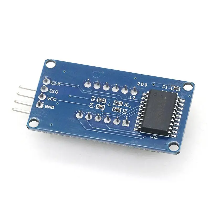 RED Anode Tube Four Serial Driver Board Pack TM1637 4 Bits Digital LED Display Module For 7 Segment 0.36Inch Clock