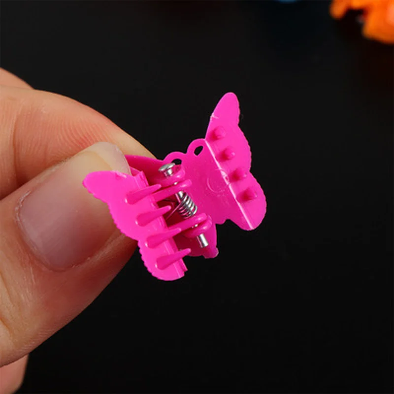 50/20Pcs Mixed Color Butterfly Hair Clips Grip Claw Barrettes Mini Clamps Jaw Hairpin Headdress Hair Styling Accessories Tool