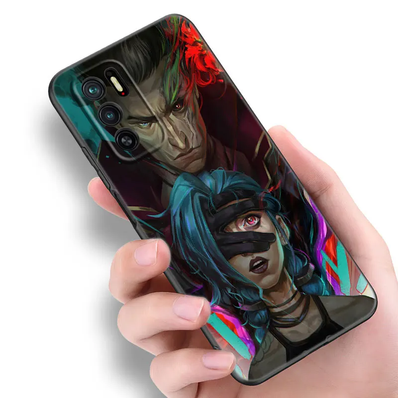 L-League of legends Phone Case For Xiaomi Redmi Note 8 9 10 11 11E 11T 11S 12 Pro 4G Plus 5G 8T 9S 10S 12S Black Silicone Cover