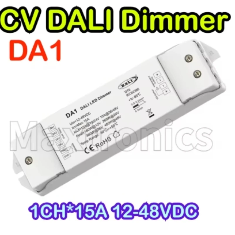 DC12/24V DALI CV PWM Digital Dimmer Series Power Input Automatically Assigned By DALI Master 1 or 4 Channels For LED Strip Light