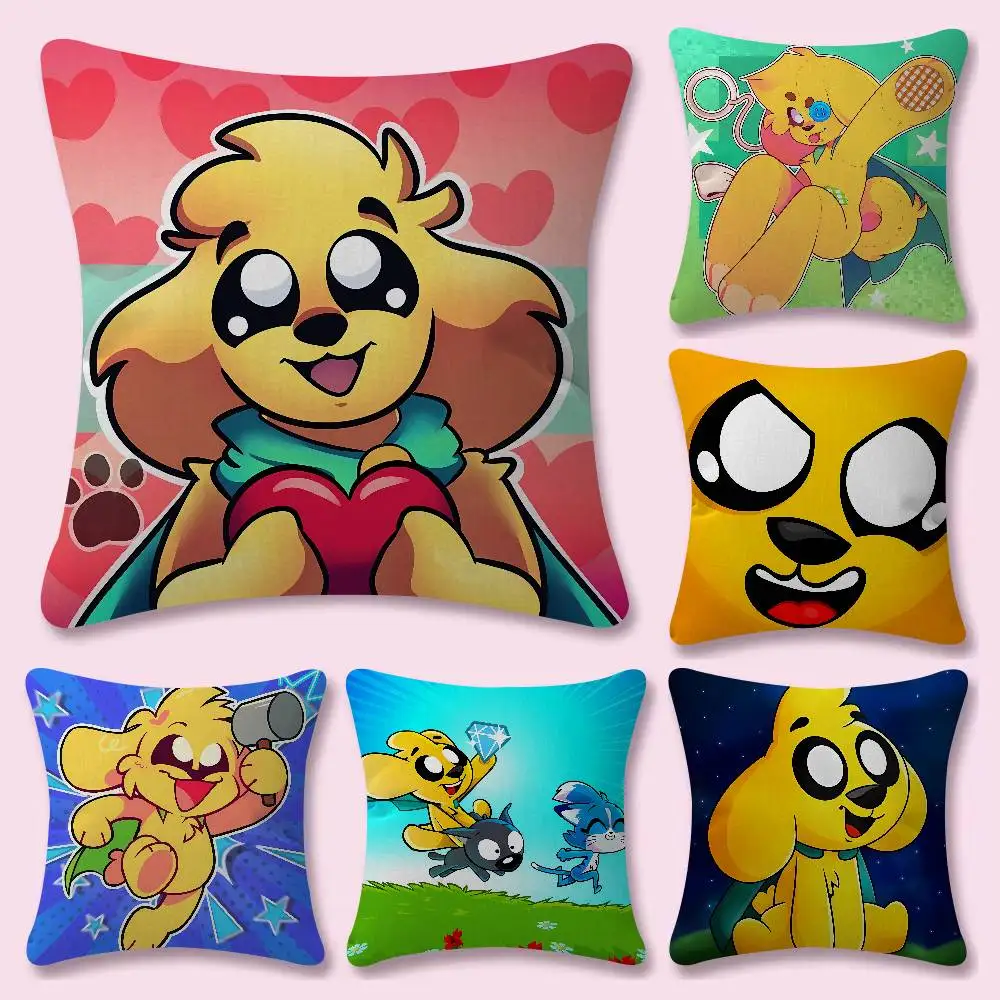 Cartoon M-MIKE C-CRACK Mini 45*45cm Cushion Cover Pillow Cover Decor Pillowcase Home Pillowcase For Couch Pillow