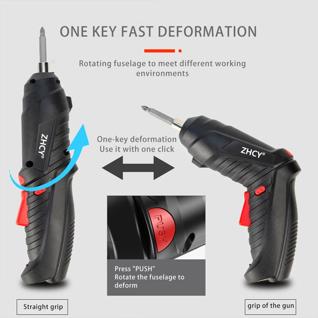For Set Household Maintenance 47Pcs/set 4.2V Cordless Electric Screwdriver Rechargeable Lithium Battery Mini Drill Power Tools