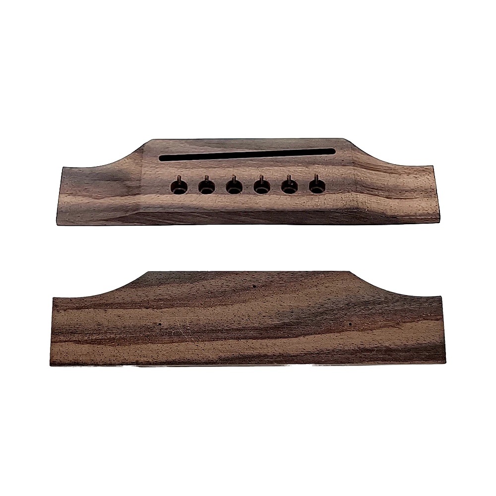 قطع غيار غيتار على طراز MT سرج ، جسر غيتار ، قطع غيار غيتار صوتي ، إكسسوارات غيتار ، خشب الورد الهندي #6