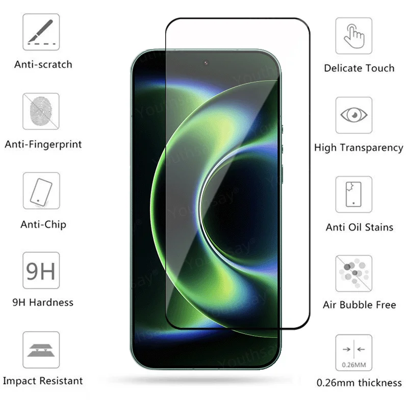 6in1 Volle Abdeckung Glas Für Xiaomi 17 Ultra Gehärtetes Glas Xiaomi 17 Ultra Screen Protector HD Telefon Objektiv Film Xiaomi 17 Ultra – Detail 2