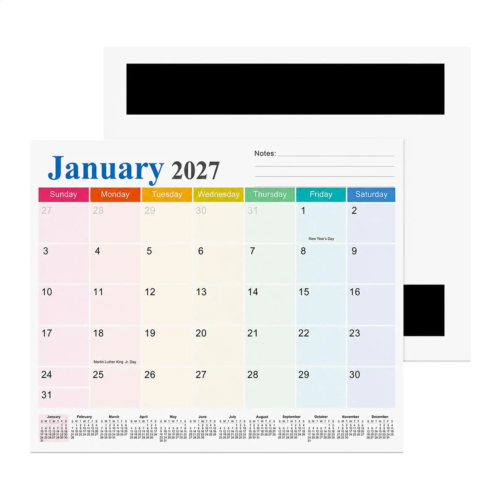 Magnetic Calendar for Refrigerator Jan 2027 to Jun 2028 Monthly Calendar Office Planner Whiteboard Magnet for Locker Whiteboard