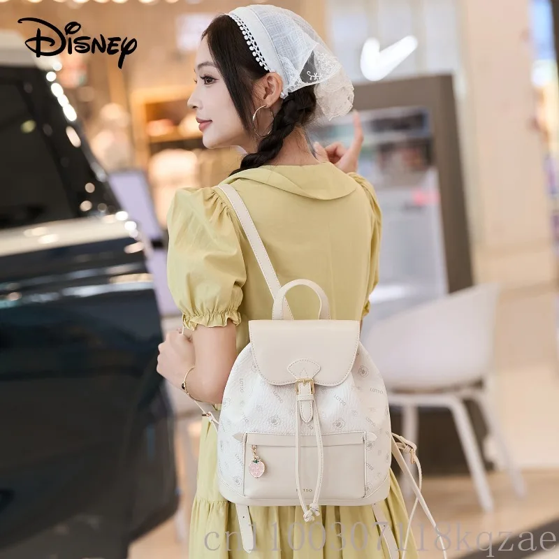 Disney mochila feminina espaçosa viagem portátil faculdade saco de escola leve mochila viagem estudante