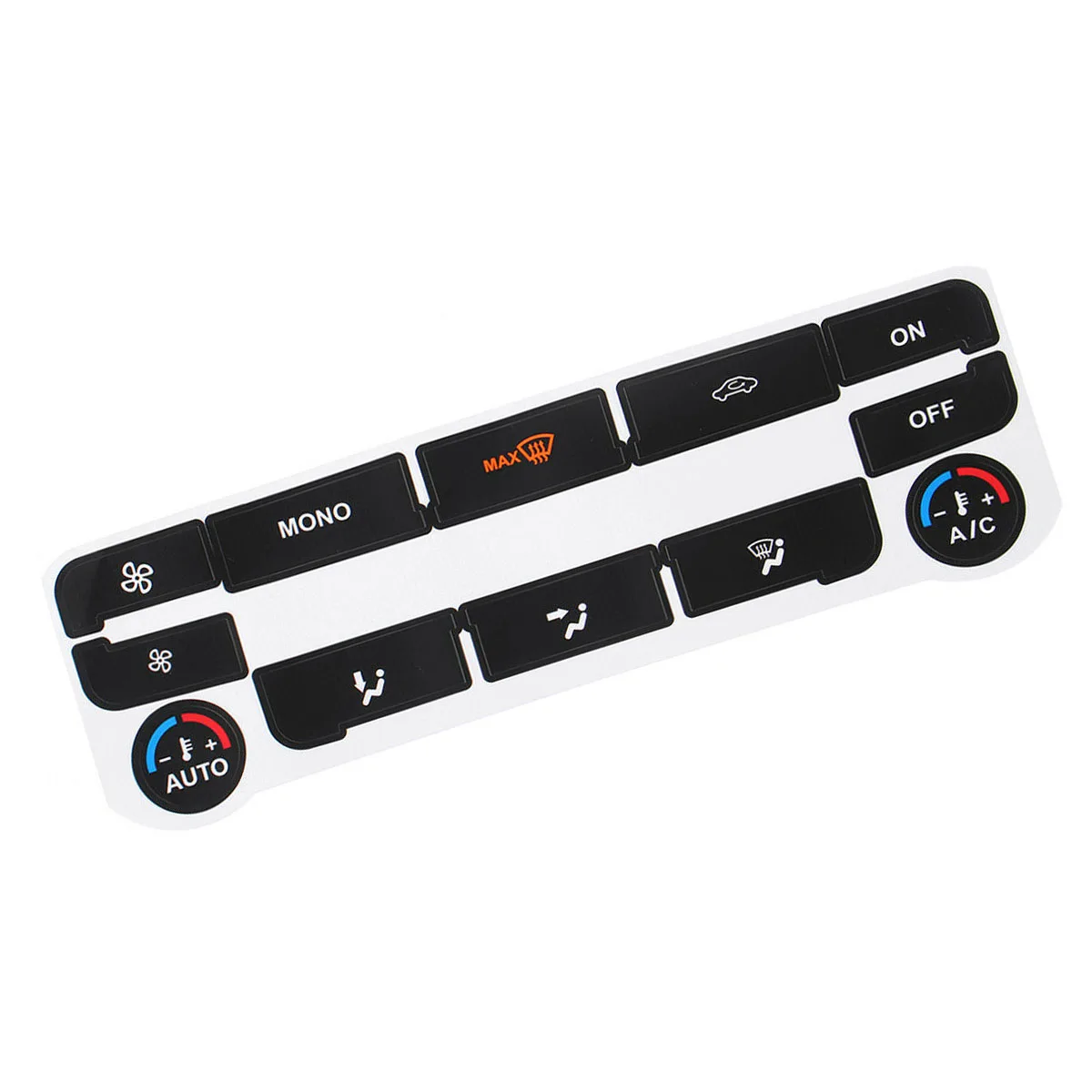 Car Air Condition AC Climate Control Button Repair Sticker Decal Kit For Ford S-Max For MONDEO Auto Interior PVC Stickers