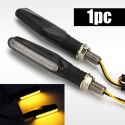 1PC Mini Motorcycle LED Turn Signal Lights Amber Flashing Light Blinker Turn Signal lamp 12V Moto Indicator Lamp Accessorie