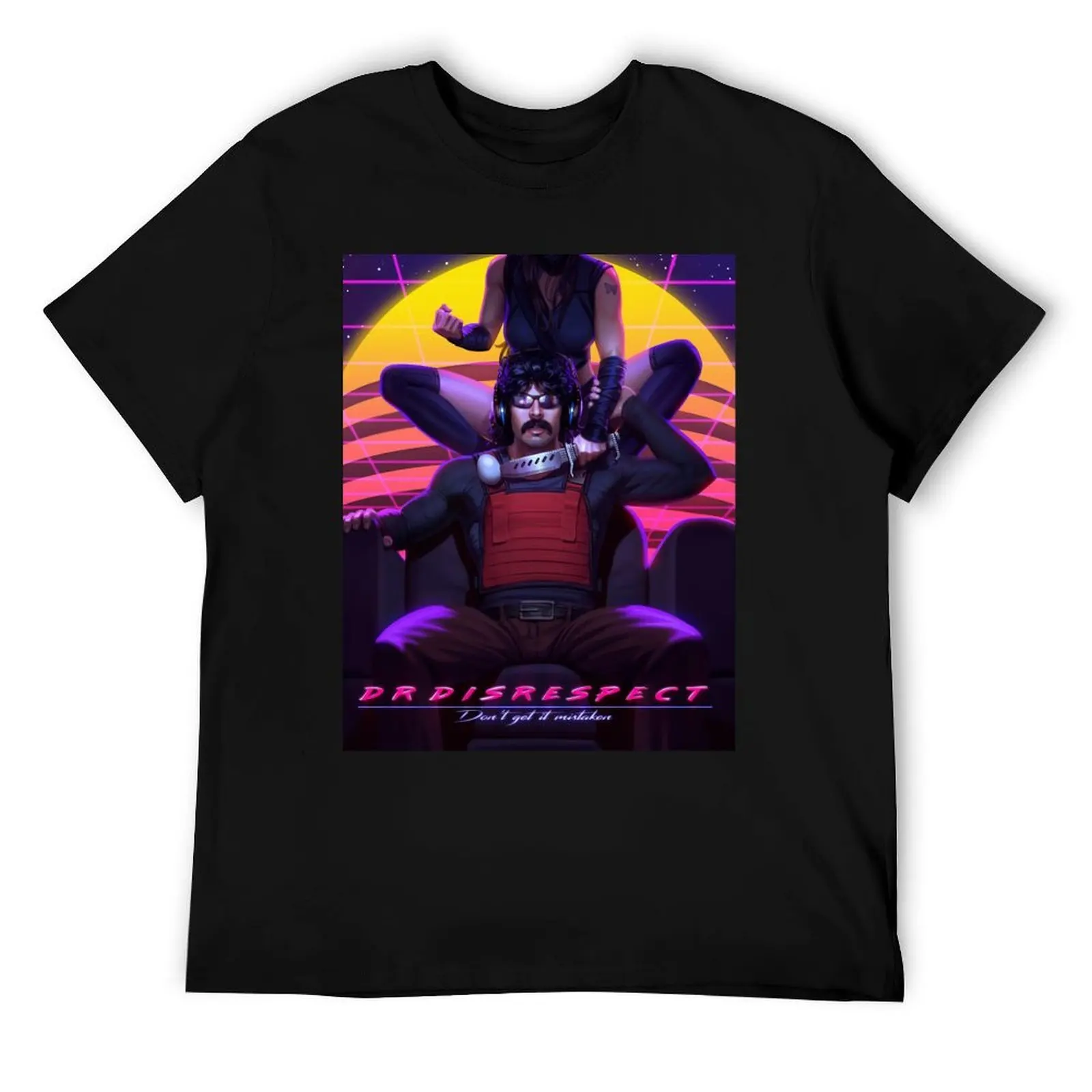 

Dr Disrespect and Mrs Assassin T-Shirt man t shirt cotton t shirt man luxury T-Shirt