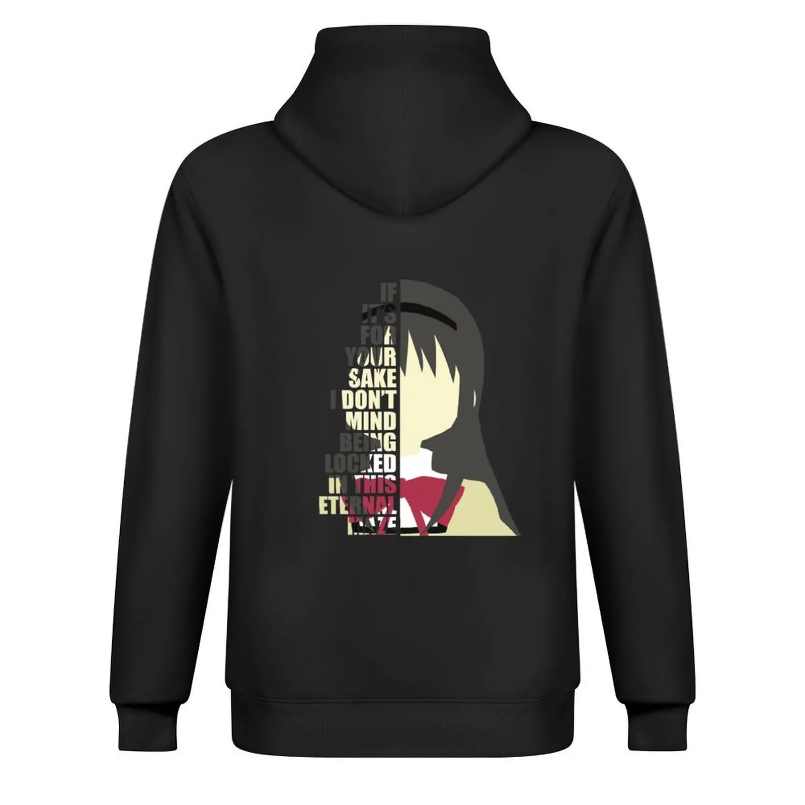 Madoka Magica - Homura Quote Hoodie men clothing men clothes anime clothing men's sweat-shirt set hoodie man
