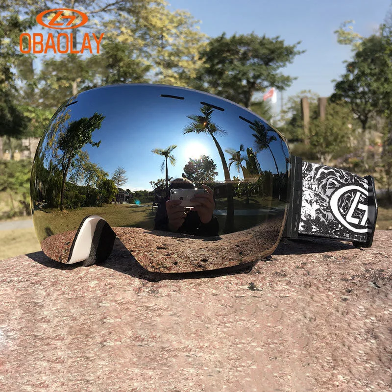 2025 جديد UV400 نظارات التزلج على الجليد نظارات الرجال النساء نظارات التزلج تخصيص نظارات الثلوج للرياضات الشتوية #1