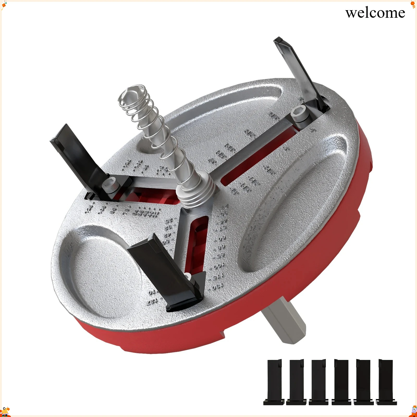 

Adjustable Plastic Punching Tool For Gypsum Board Aluminum BoardRound Hole Saw Tool Cutter Drill Bit Woodworking