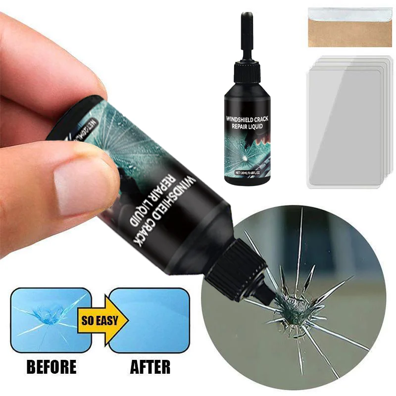 Płyn do naprawy pękniętych szyb samochodowych DIY Glass Nano Repair Tool Auto Window Windscreen Glasses Scratch Crack Restore Agent