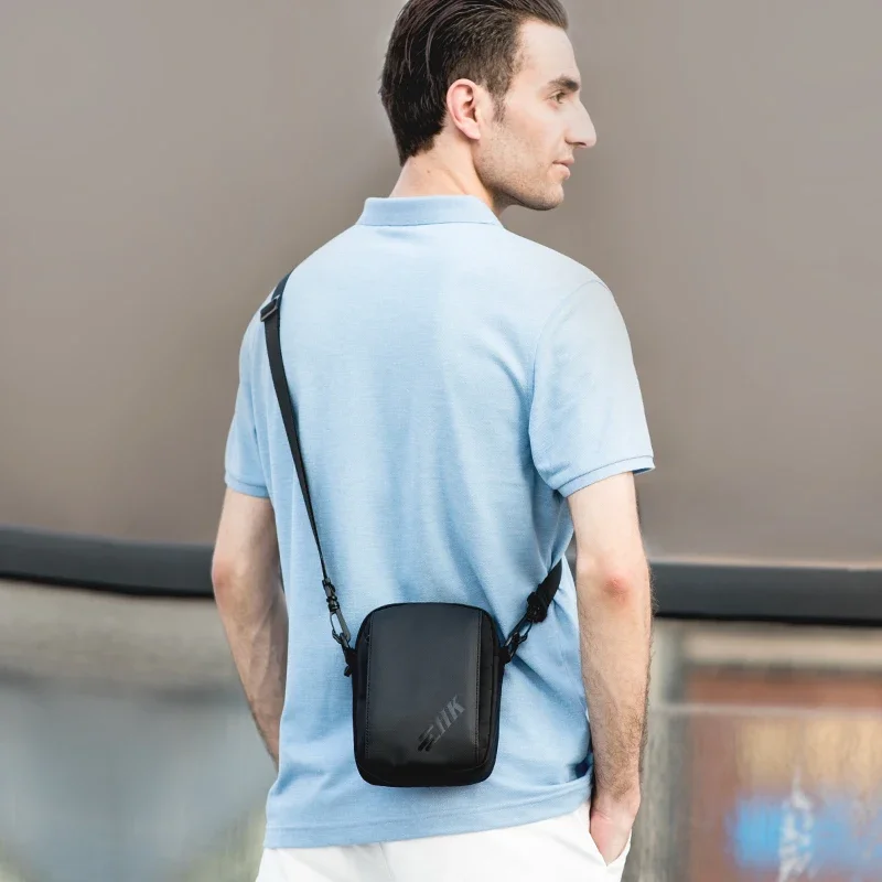 Hcankcan-Bolso de hombro para hombre y mujer, bolsa de pecho para teléfono, impermeable, Mini bandolera