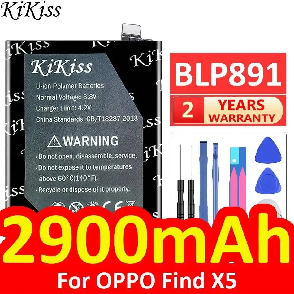 

For Oppo Find X5 Premium Replacement 2900Mah Mobile Phone Battery BLP891 Long Lasting