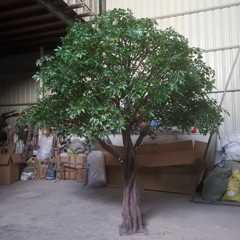 

Большое фикусное дерево ручной работы, искусственные большие баньянские деревья из стекловолокна, оливковое дерево для сока, магазина