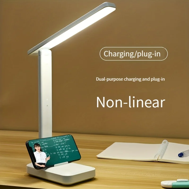 LED مصباح مكتبي حماية العين اللمس عكس الضوء LED مصباح القراءة عنبر الطالب غرفة نوم القراءة USB المكونات في مكتب مكتب الدراسة لام