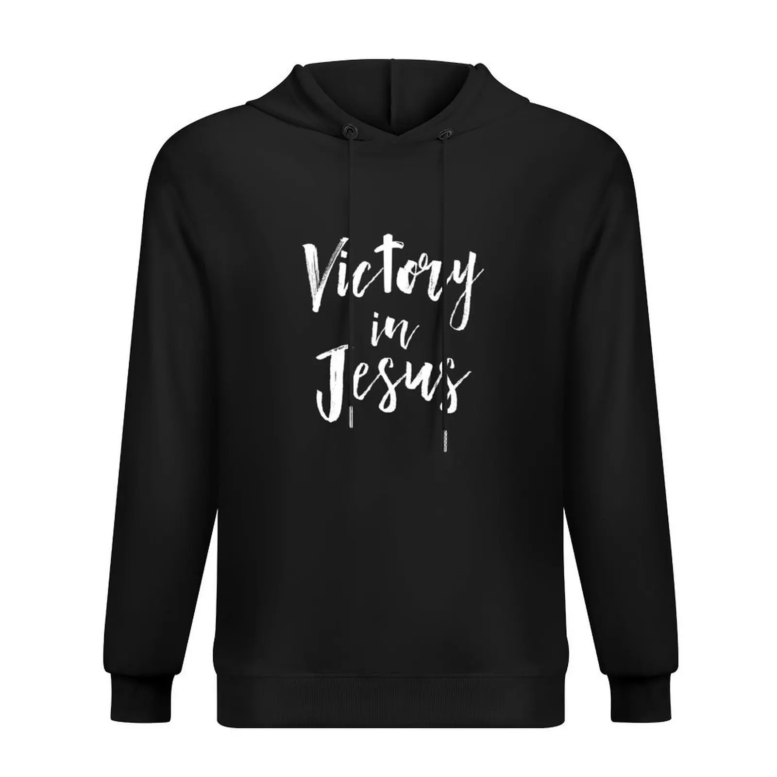 

Christian: VIctory in Jesus Hoodie men's coat mens clothes korean autumn clothes men's sweat-shirt new hooded tee