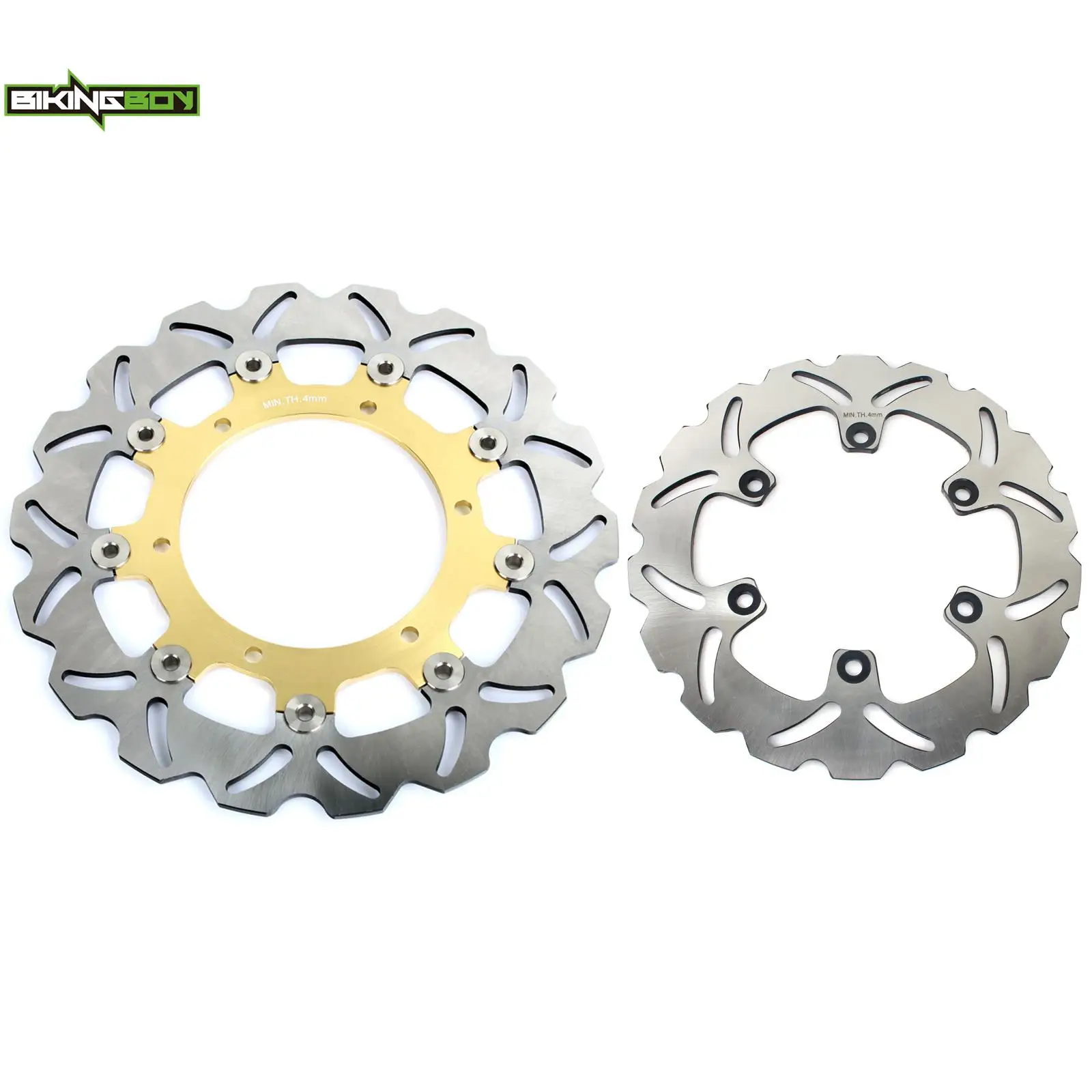 BIKINGBOY For Yamaha XT 660 R 04 05 06 07 08 09 10 11 12 13 14 15 16 Front Rear Brake Discs Disks Rotors XT660R 300mm 245mm Set