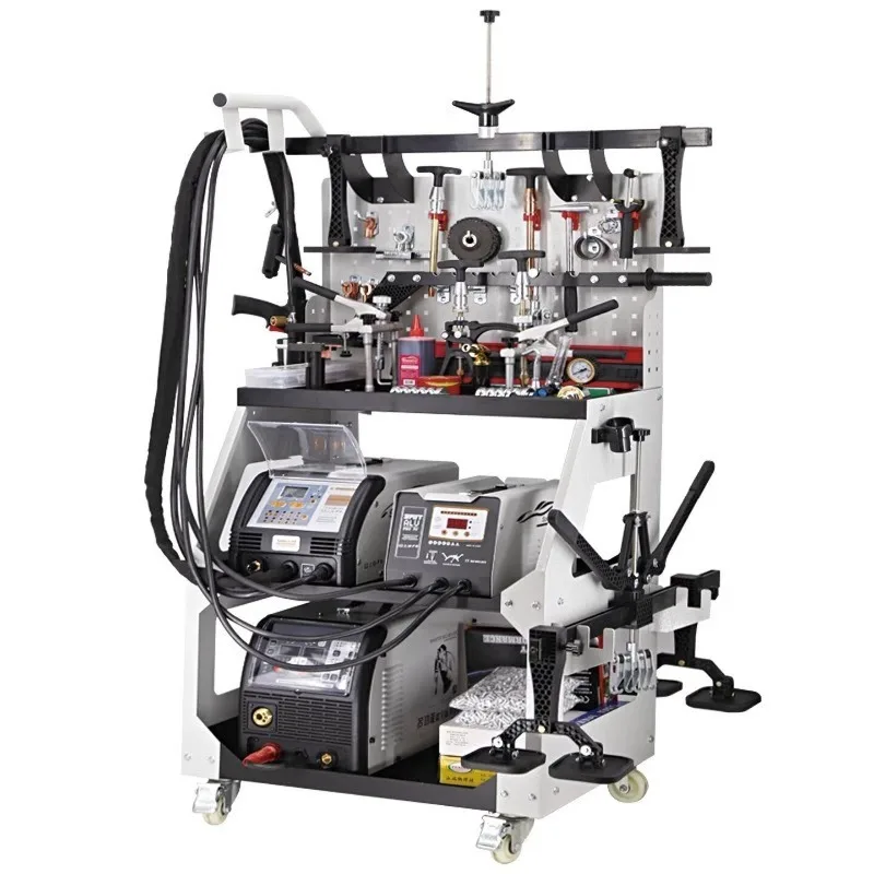 Sheet metal repair machine, intelligent data restoration pulse shaping machine