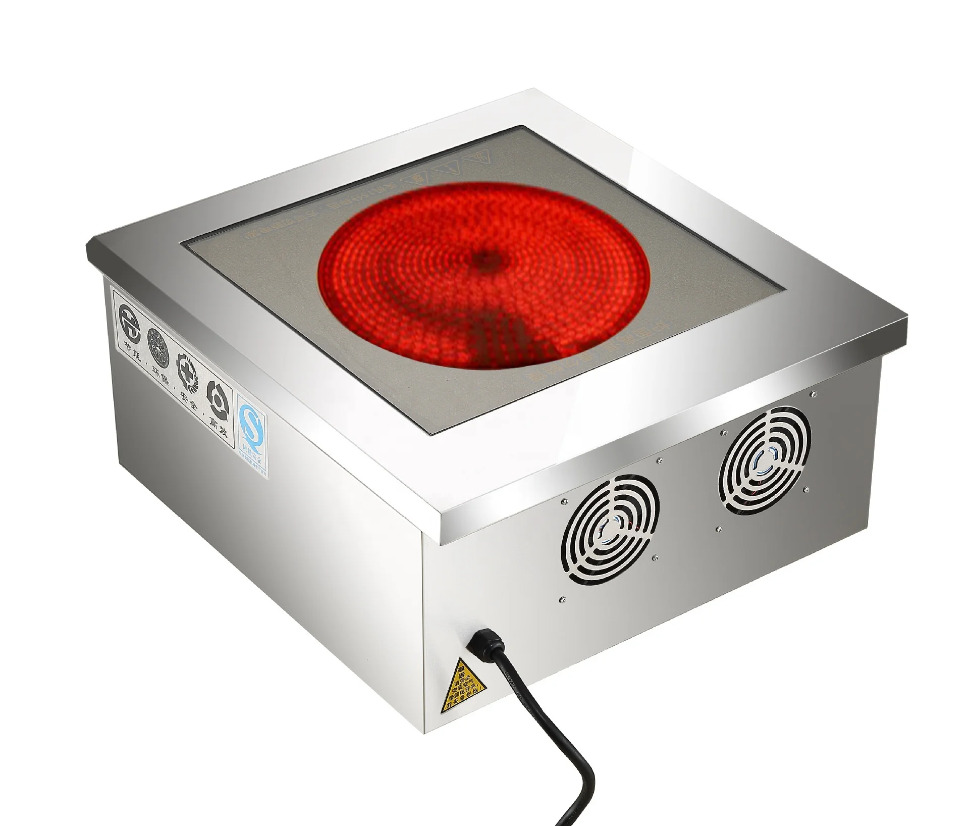 6000W Commercial Efficient Ceramic  Induction Cooker for Home Restaurant Hotel