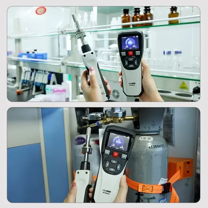 for DT-8321H handheld indoor temperature humidity meter with high precision dew point measurement and auto calibration
