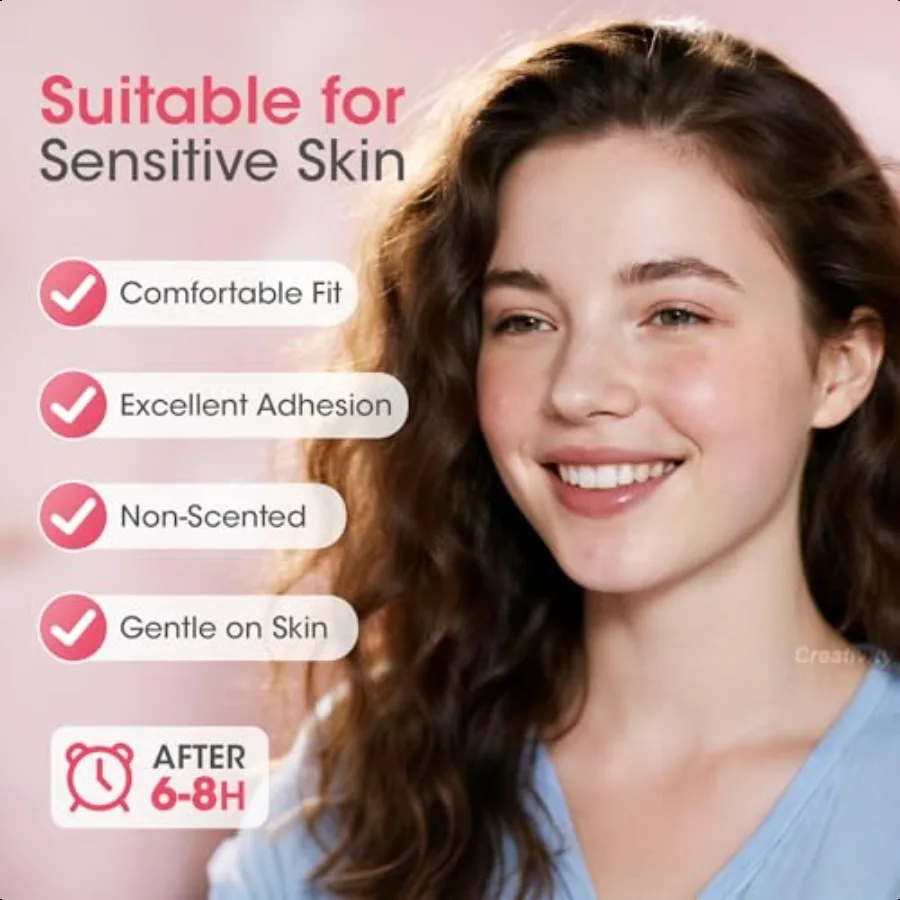 بقع البثور للوجه 320 التهم 5 أحجام بقع كبيرة عيوب الغروانية المائية التصحيح بقعة النقاط غطاء للجسم الذقن الخد Zits #3