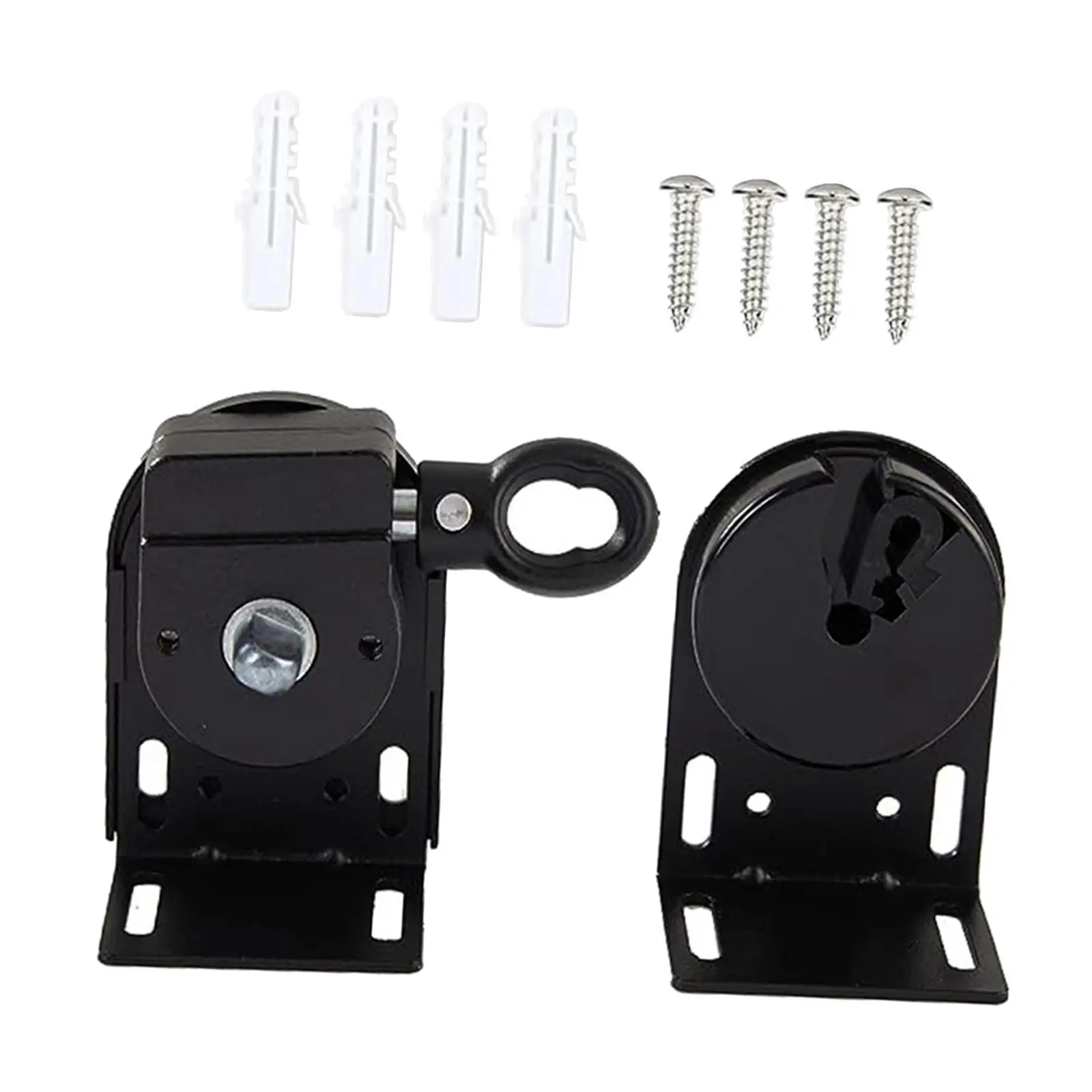 Universal Roller Blinds Mounting Hardware Iron Brackets Outdoor Shade Installation Kit for Indoor Window Curtains