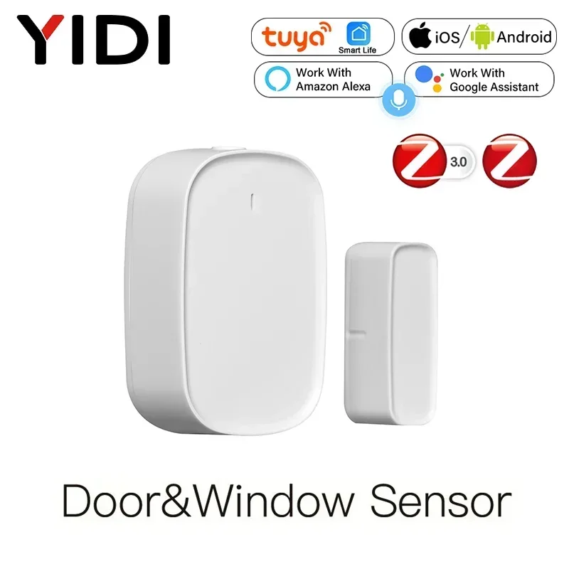 ZigBee Tuya Smart Life Real-time Monitor Remote Control Smart Home Security Alarm System Window Door Gate Sensor Detector