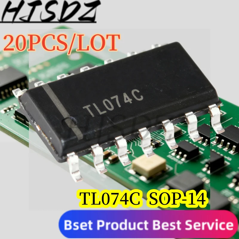 【20PCS/LOT】 TL074CDT TL074 SOP-14 SOP TL074C SMD 074C