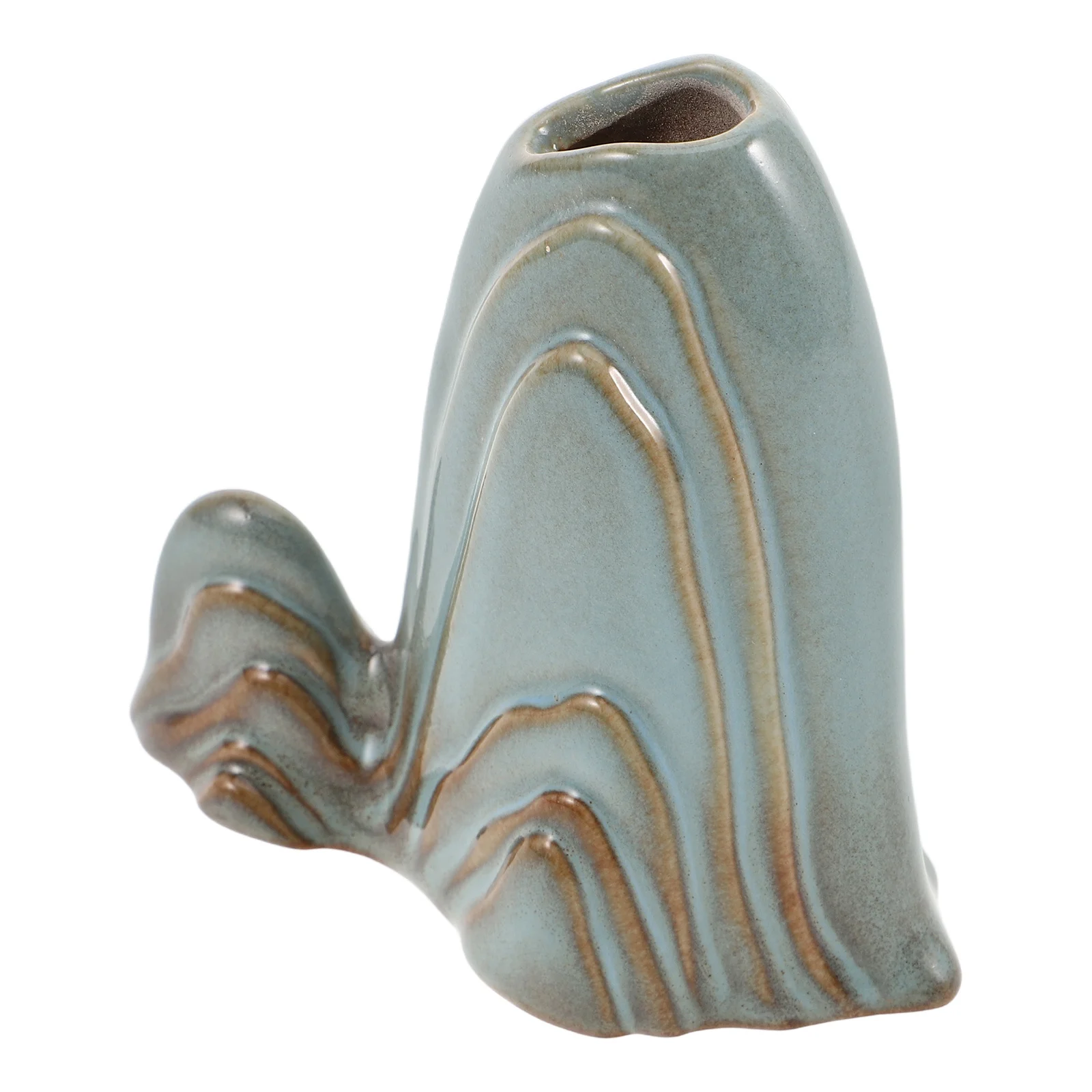 

Ceramic Landscape Piece Multifunctional Home Office Desk Decor Fish Tank Zen Garden Accent