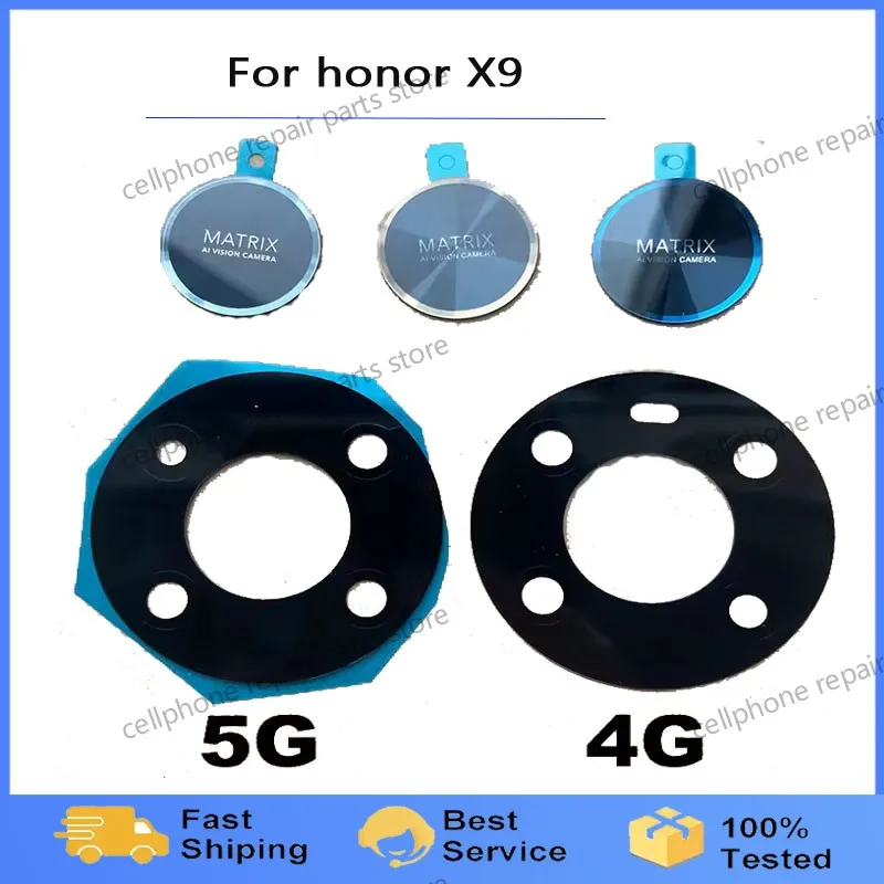 For Huawei Honor X9 Back Camera Glass Lens Rear Camera Glass With Adhesive Sticker Glue 4G 5G