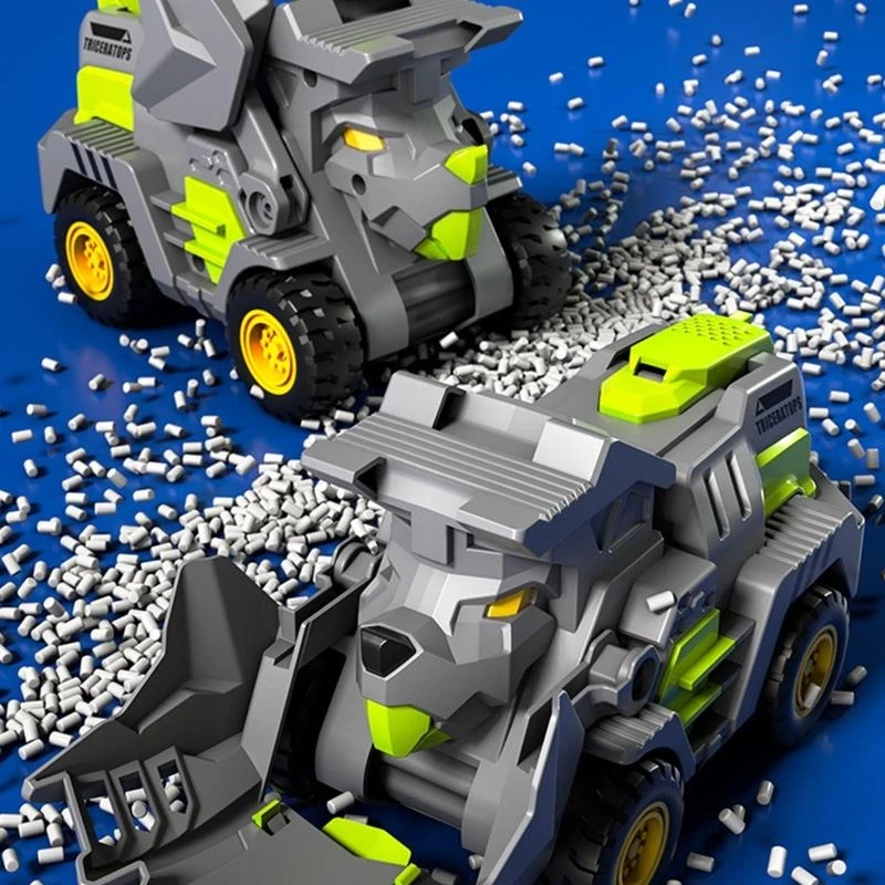 2-in-1 ديناصور تشوه سيارة لعبة سيارة صغيرة لعبة مع المفاصل الفم التراجع سيارة مرحلة ما قبل المدرسة لصالح جودي حقيبة حشو 15UB