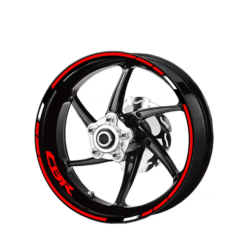 

Motorcycle Wheel Stickers Reflective Rim Strips Decals 17" for Honda HRC CBR1000RR CBR600RR CBR500R CBR300R CBR250R CBR