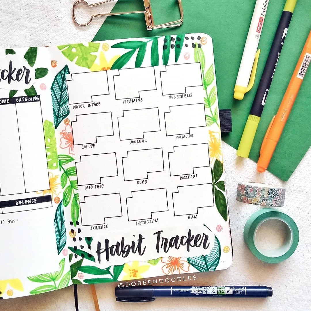 BUKE Tiger Dotted Journal, 160 g/m2 dickes Papier-Notizbuch mit Punktraster, 160 Seiten nummeriert, 5 x 5 mm DOT-GRID-Layouts – Detail 14