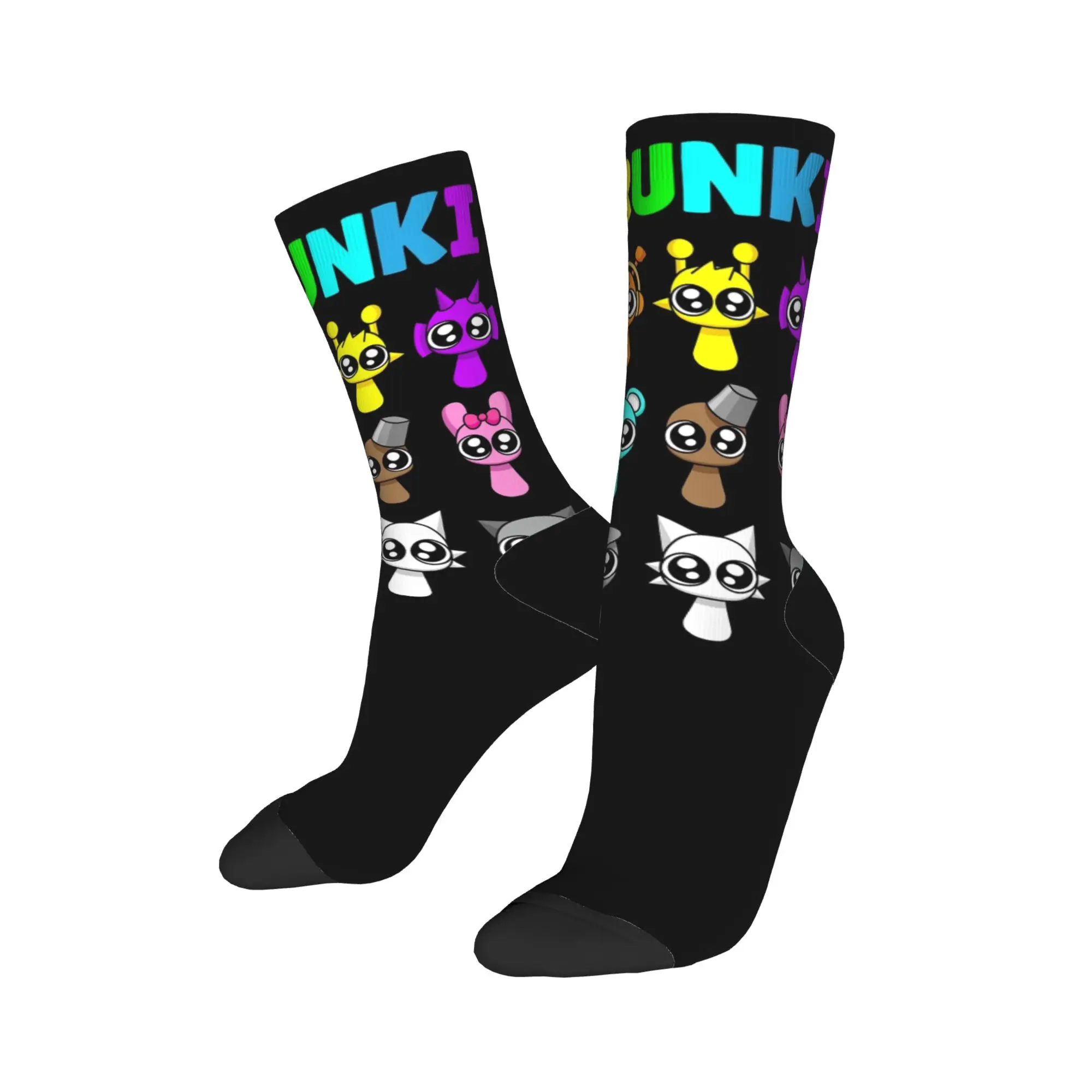 

New Male Men Socks Harajuku Incredibox Sprunki Sock Polyester Sport Women's Socks Spring Summer Autumn Winter