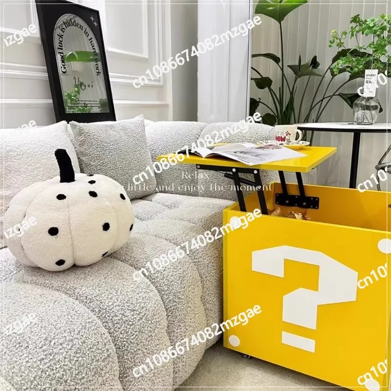 Question Mark Storage Box Snack Toy Storage Box Creative Cartoon Coffee Table Bedroom Bedside Table Home Decoration