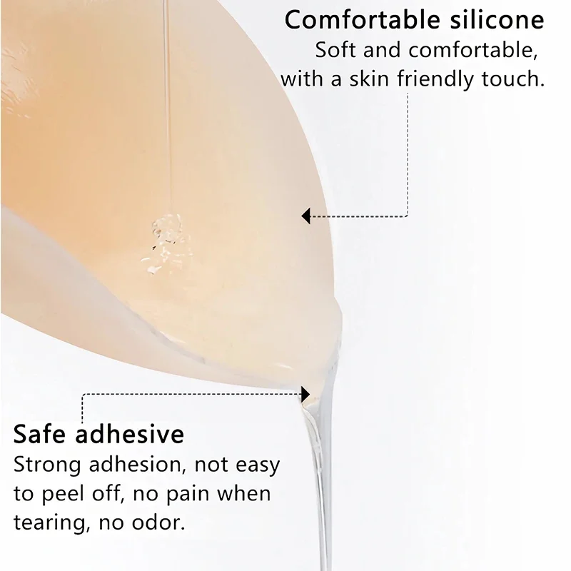 Новый силиконовый невидимый бюстгальтер с плечевым ремнем, подтягивающий чехол для сосков, многоразовые клейкие лепестки груди для платья с открытой спиной