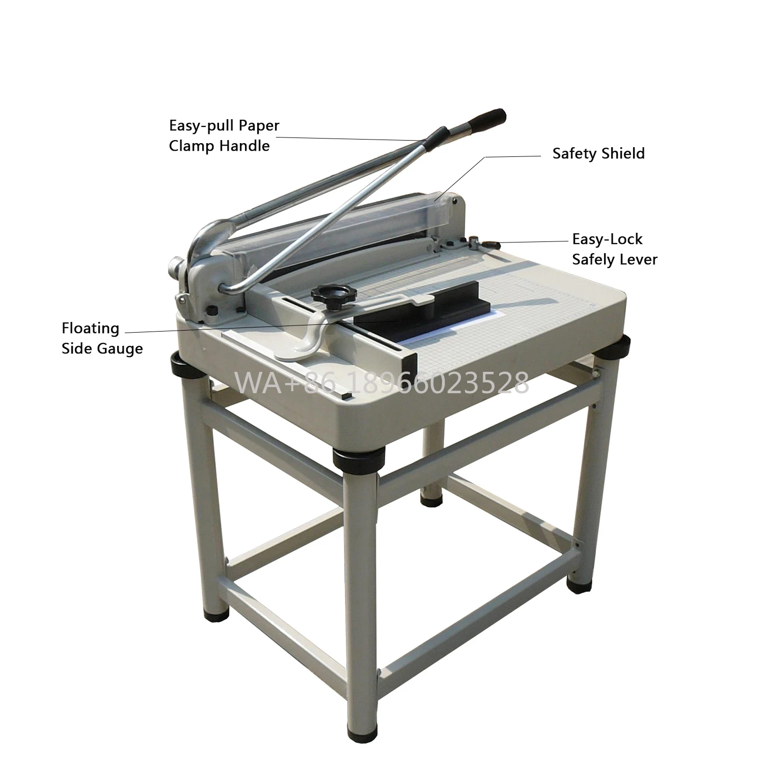 QK-868-A4 ماكينة قطع الورق اليدوية مع جسم فولاذي وشفرة عالية الجودة